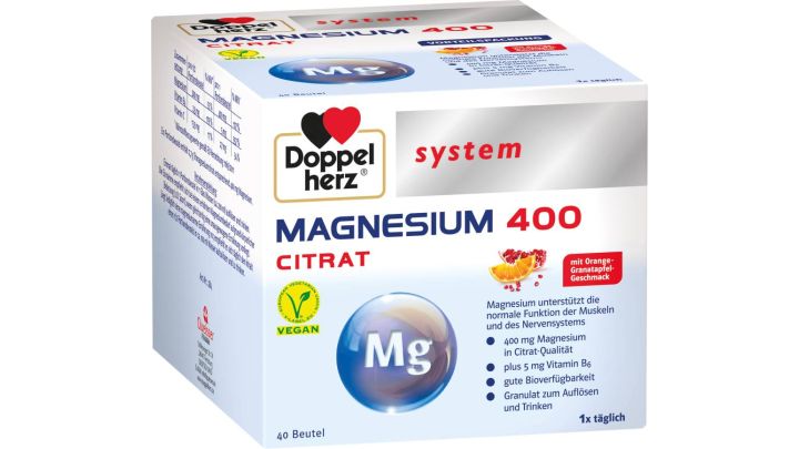 Doppelherz system Magnesium 400 Citrat